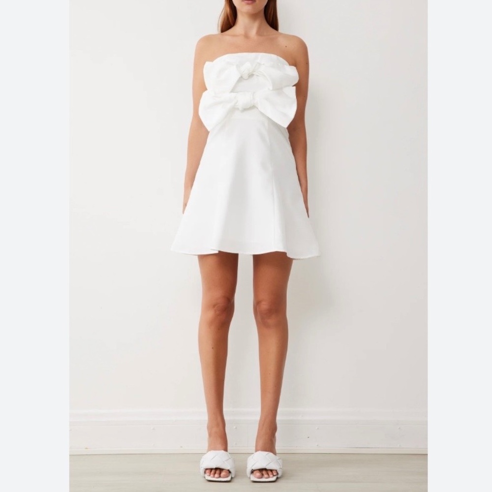 NWT Anthropologie Boskemper Ariel Dress in White